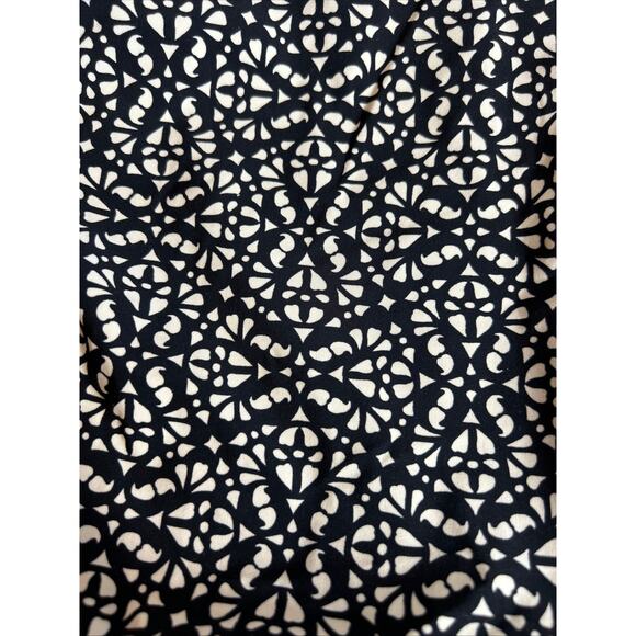 L.L. Bean Swim Dress Halter Adjustable Neck Size Large Swimsuit Black & Cream - Picture 10 of 10